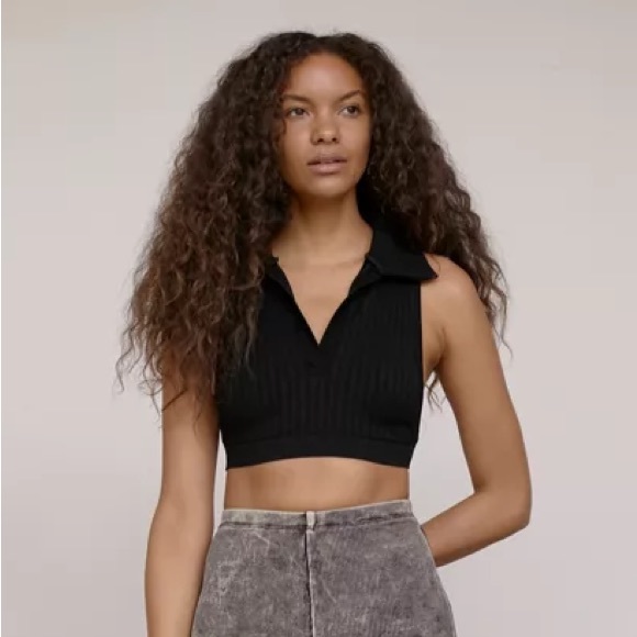 Urban Outfitters collared crop top - Picture 3 of 6